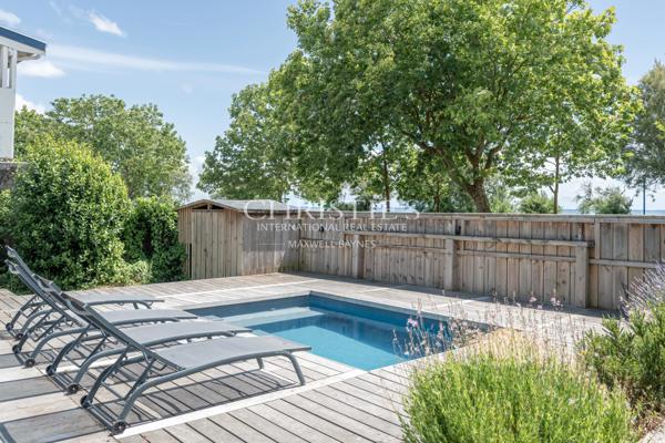 ANDERNOS, 1ère ligne avec piscine et 5 chambres
