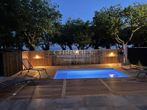 ANDERNOS, 1ère ligne avec piscine et 5 chambres