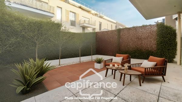 Pontault-Combault-Appartement 2 pièces-Très bon état- Résidence de 2017-Jardin-terrasse-Parking-lumineux-Bien agencé