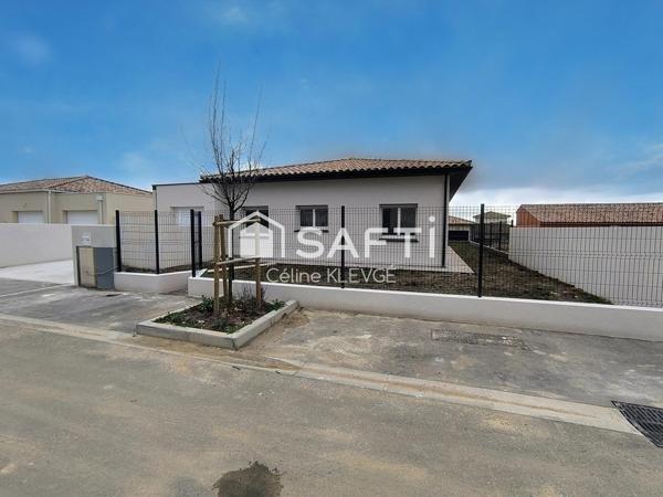 VILLA PLAIN PIED 116M² 3 CHAMBRES GARAGE