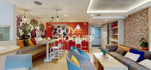 Appartement meublé à louer de 1 pièce de 22m²