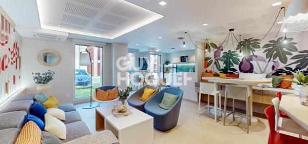 Appartement meublé à louer de 1 pièce de 22m²