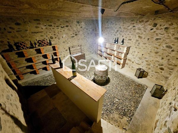 Charmante maison de village de 87 m² avec un ensemble de 3 caves totalisant 52 m²