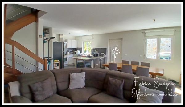 Saint-Leu : maison jumelée moderne 4 pièces - 90 m² + jardin arboré