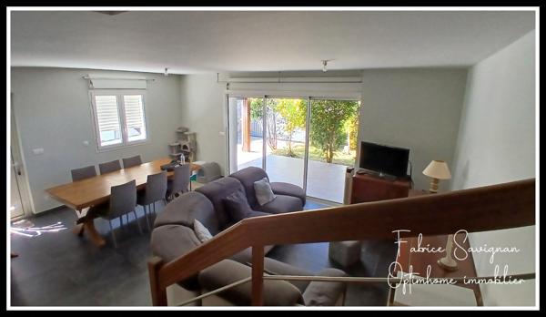 Saint-Leu : maison jumelée moderne 4 pièces - 90 m² + jardin arboré