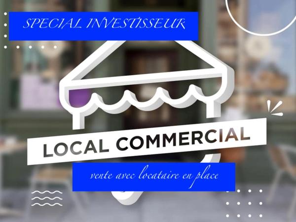 Local/bureau à vendre SAINT GILLES CROIX-DE-VIE (85), avec locataire en place - bureau+réserve- SPECIAL INVESTISSEUR