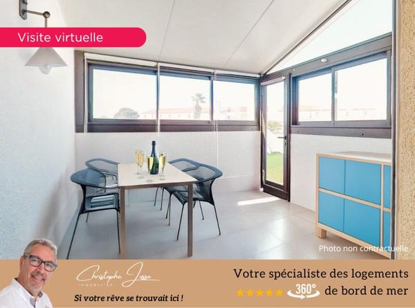 Duplex proche plage avec véranda et parking