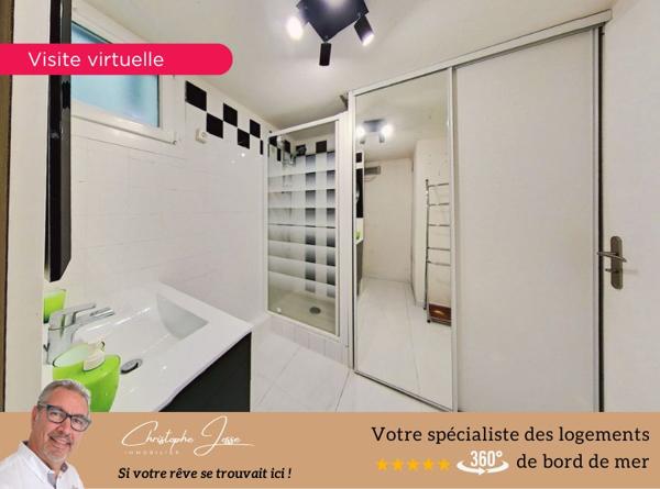 Duplex proche plage avec véranda et parking