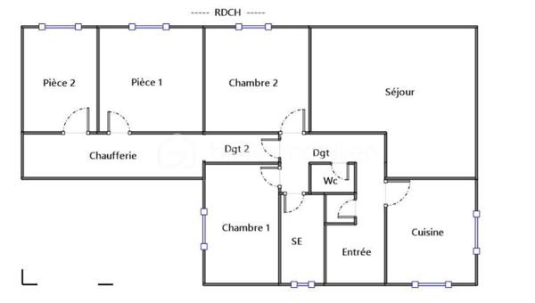 Maison de ville de 72 m²