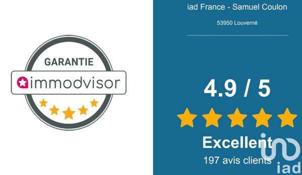 Maison à vendre 6 pièces 97 m² Louverné