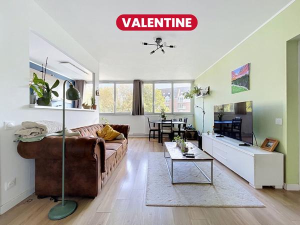 Valentine - Appartement T2 47 m2 + parking + cave - Vauban