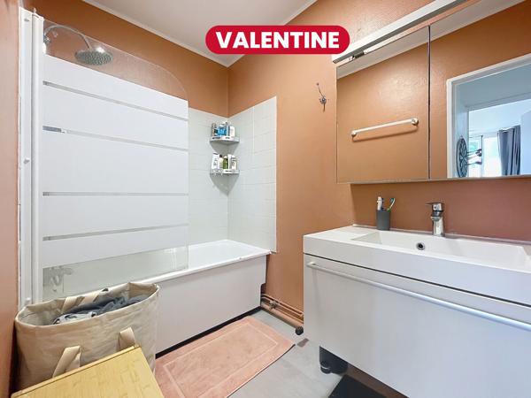 Valentine - Appartement T2 47 m2 + parking + cave - Vauban