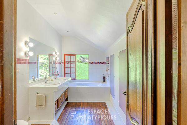 Hameau de Caractère aux Portes de Paris avec Piscine