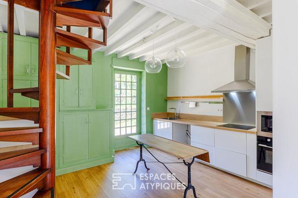 Hameau de Caractère aux Portes de Paris avec Piscine