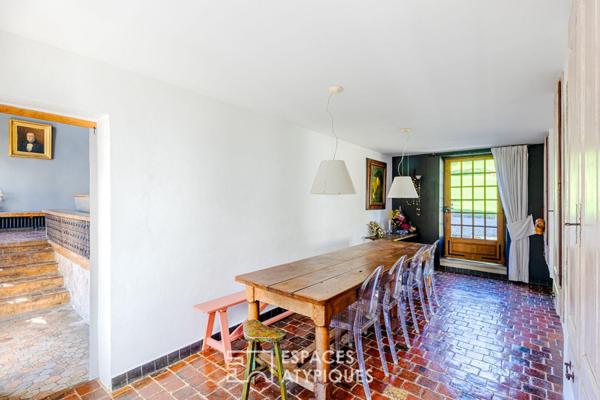 Hameau de Caractère aux Portes de Paris avec Piscine