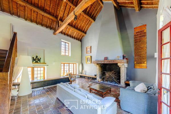 Hameau de Caractère aux Portes de Paris avec Piscine