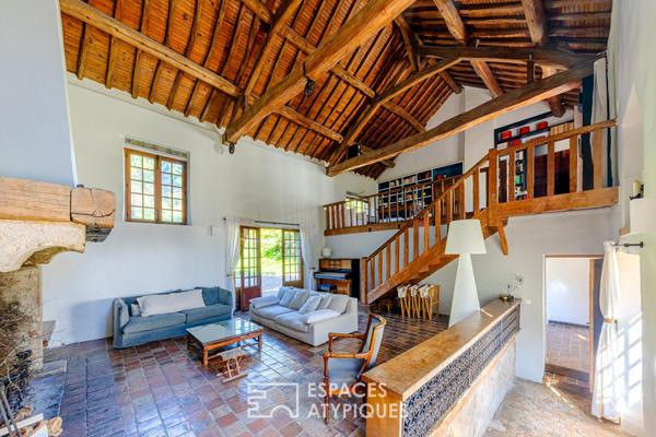 Hameau de Caractère aux Portes de Paris avec Piscine