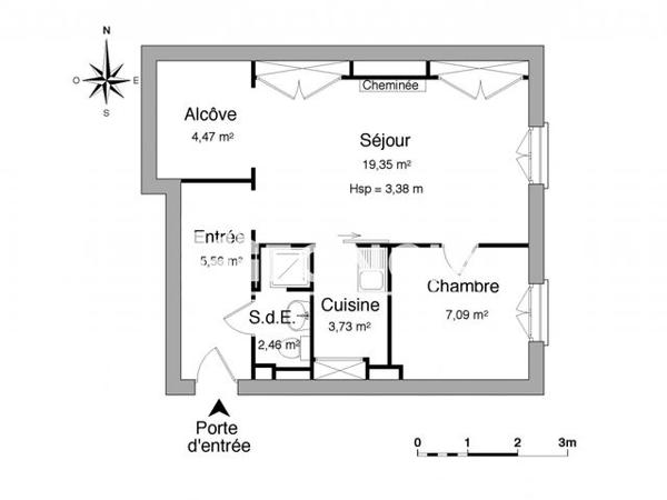 Location Appartement 2 pièces 42.66 m² - 3 RUE PIERRE CORNEILLE Lyon 69006