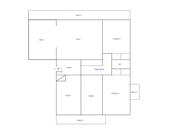 Appartement à vendre 3 pièces 79,88 m² Avrillé