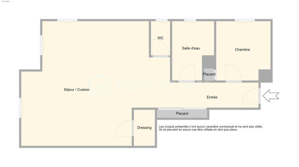 Appartement de 56 m²