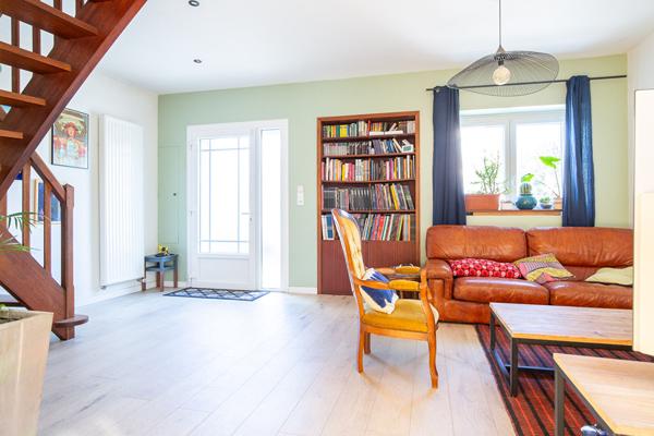 A VENDRE NANTES/ZOLA MAISON 3 CHAMBRES/JARDIN/GARAGE VELOS