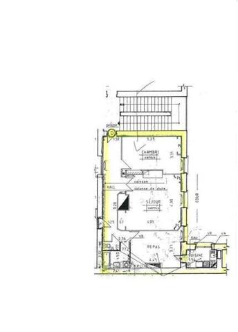 Appartement 3 pièces                                        - 69001 Lyon 1er Arrondissement Réf : 5260