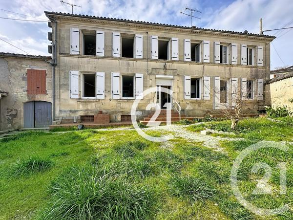 Maison à vendre  6 pièces - 160 m 2   REPARSAC  - 16