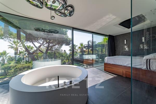 Prestigieuse villa d'architecte vue mer