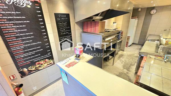 Fonds de Commerce Pizzeria en Plein Centre-Ville de Belley