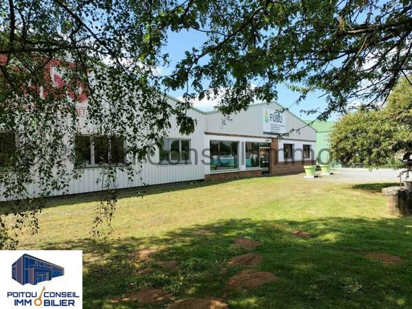 A VENDRE OPPORTUNITE LOCAL D’ACTIVITE ENTRE POITIERS ET NIORT 1500m2