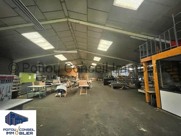 A VENDRE OPPORTUNITE LOCAL D’ACTIVITE ENTRE POITIERS ET NIORT 1500m2