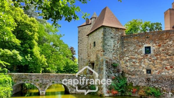 Château à vendre au coeur du bocage bourbonnais sur un parc de 1,5 Ha