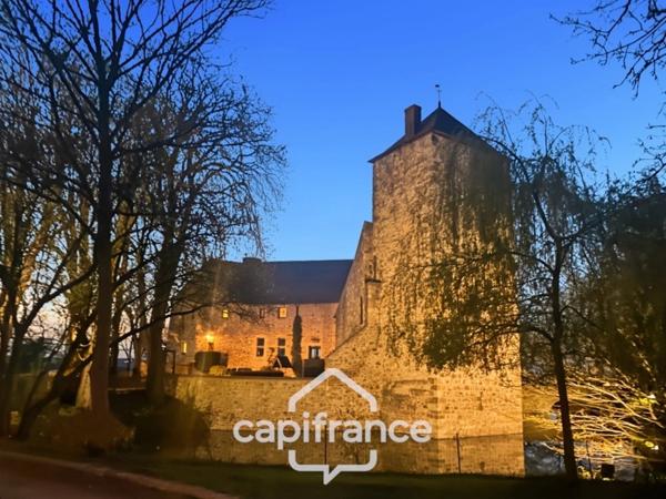 Château à vendre au coeur du bocage bourbonnais sur un parc de 1,5 Ha