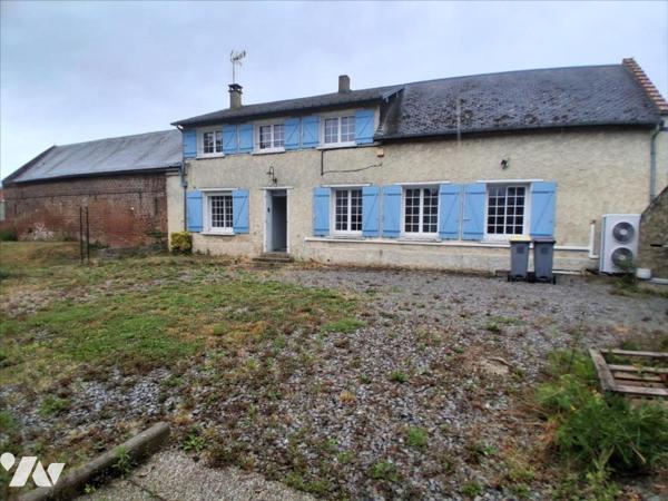 Commune de Fonsomme : longère rénovée - 3 ch et dépendance aménagée en studio - jardin