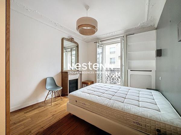 Exclusivité - A vendre - Paris 17 : appartement 3 pièces - 54m² - charme de l'ancien - ascenseur - balconnets - refait à neuf - DPE D - cave