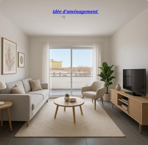 Appartement de T 2 surface de 34 m2 , au 3 eme etage dans immeuble récent avec ascenseur entre le quartier ST SERVAN -LA MADELEINE- SAINT MALO