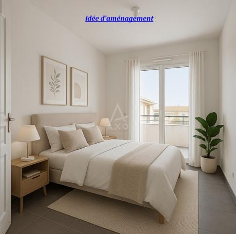 Appartement de T 2 surface de 34 m2 , au 3 eme etage dans immeuble récent avec ascenseur entre le quartier ST SERVAN -LA MADELEINE- SAINT MALO