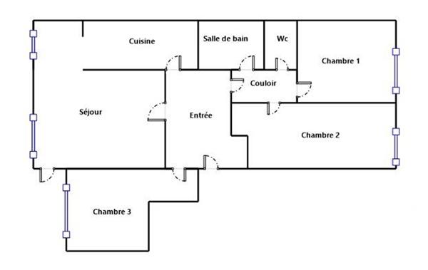 Appartement à vendre 4 pièces 81 m² Neuville-sur-Oise