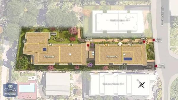 Appartement à louer 2 pièces 40.2m²