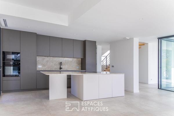 Villa Contemporaine avec piscine miroir