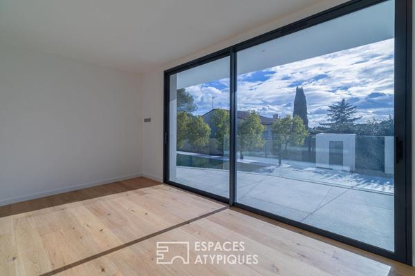 Villa Contemporaine avec piscine miroir