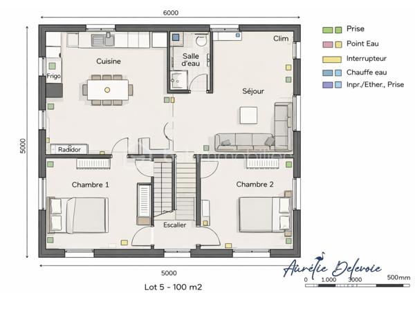 Immeuble mixte de 350 m²
