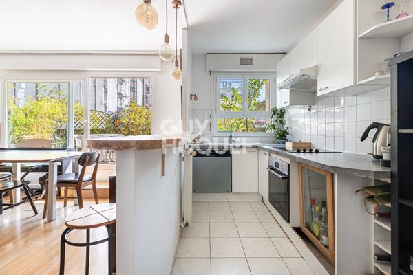 Appartement 75013 Paris 2 pièce(s) 53m² terrasse 40m²