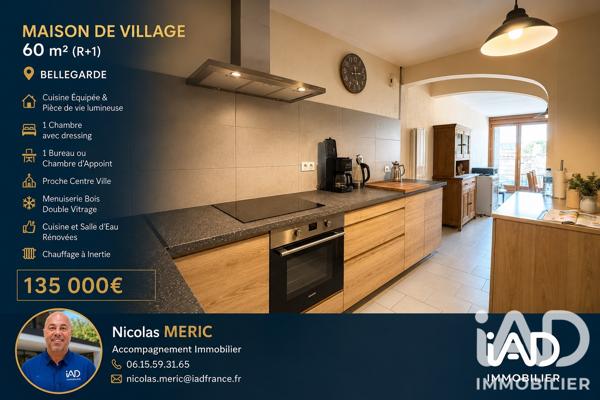 Maison à vendre 4 pièces 60 m² Bellegarde