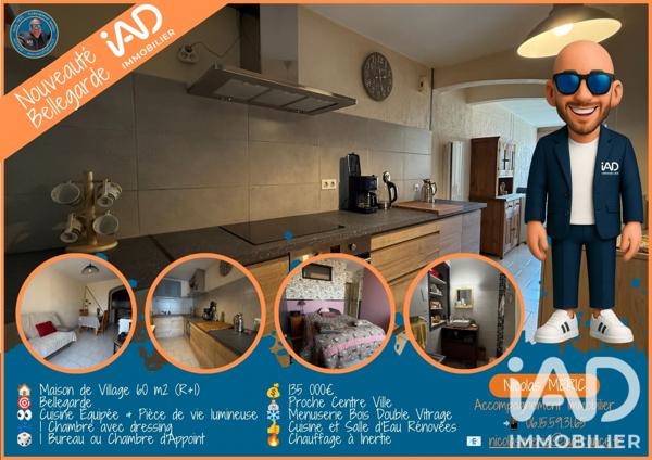Maison à vendre 4 pièces 60 m² Bellegarde