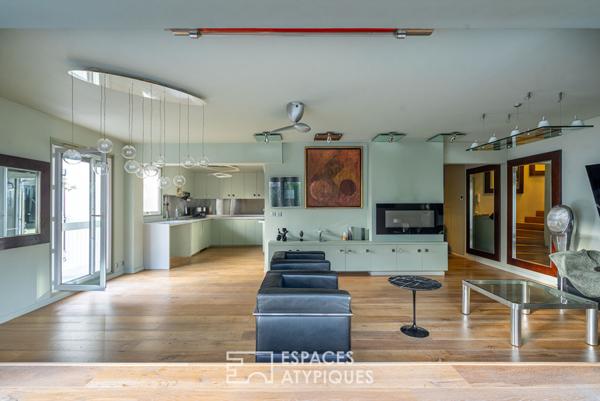 Duplex lumineux avec terrasses plein Sud-Ouest