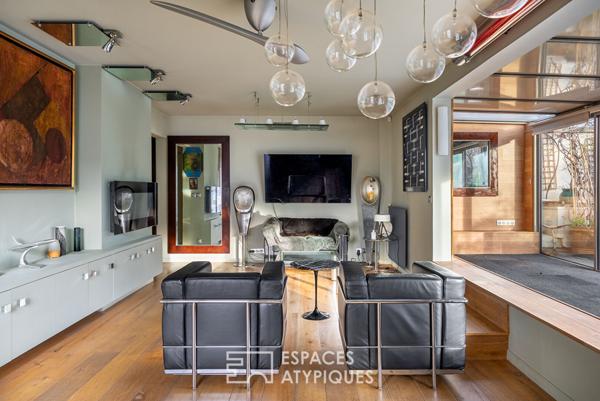 Duplex lumineux avec terrasses plein Sud-Ouest