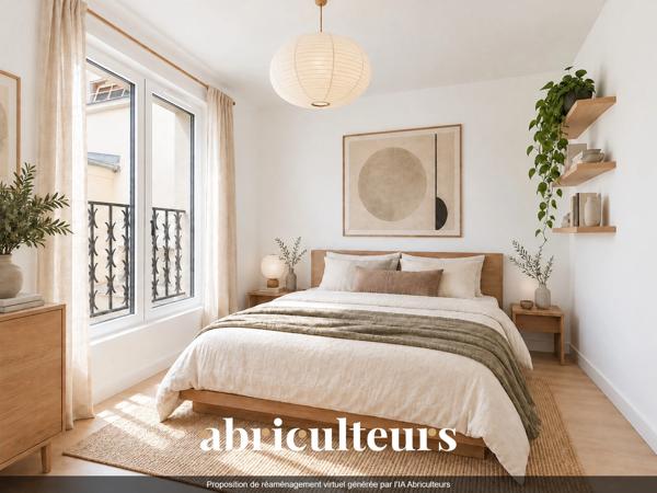 Charmant Appartement T2 rénové avec prestations de qualité dans le 18ème arrondissement