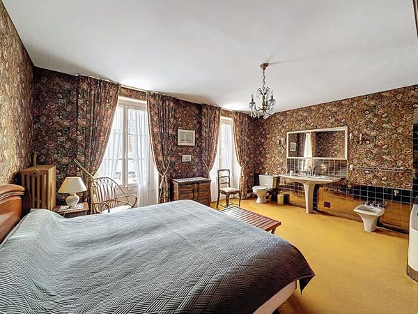 Superbe demeure dans le centre ville de Gouvernes - 212 m2 - 5 chambres (possibilité 7) - piscine chauffée - dépendances - garage double et cave - jardin de 3935 m2