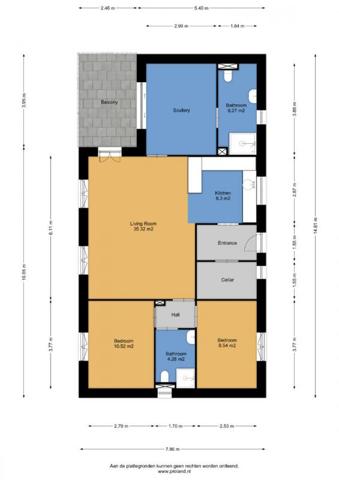 Maison neuve plain-pied avec 3 chambres